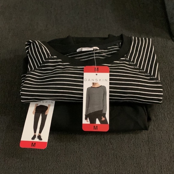 !! Danskin Super Soft Black Lounge Set!  Size Medium! - Picture 3 of 9